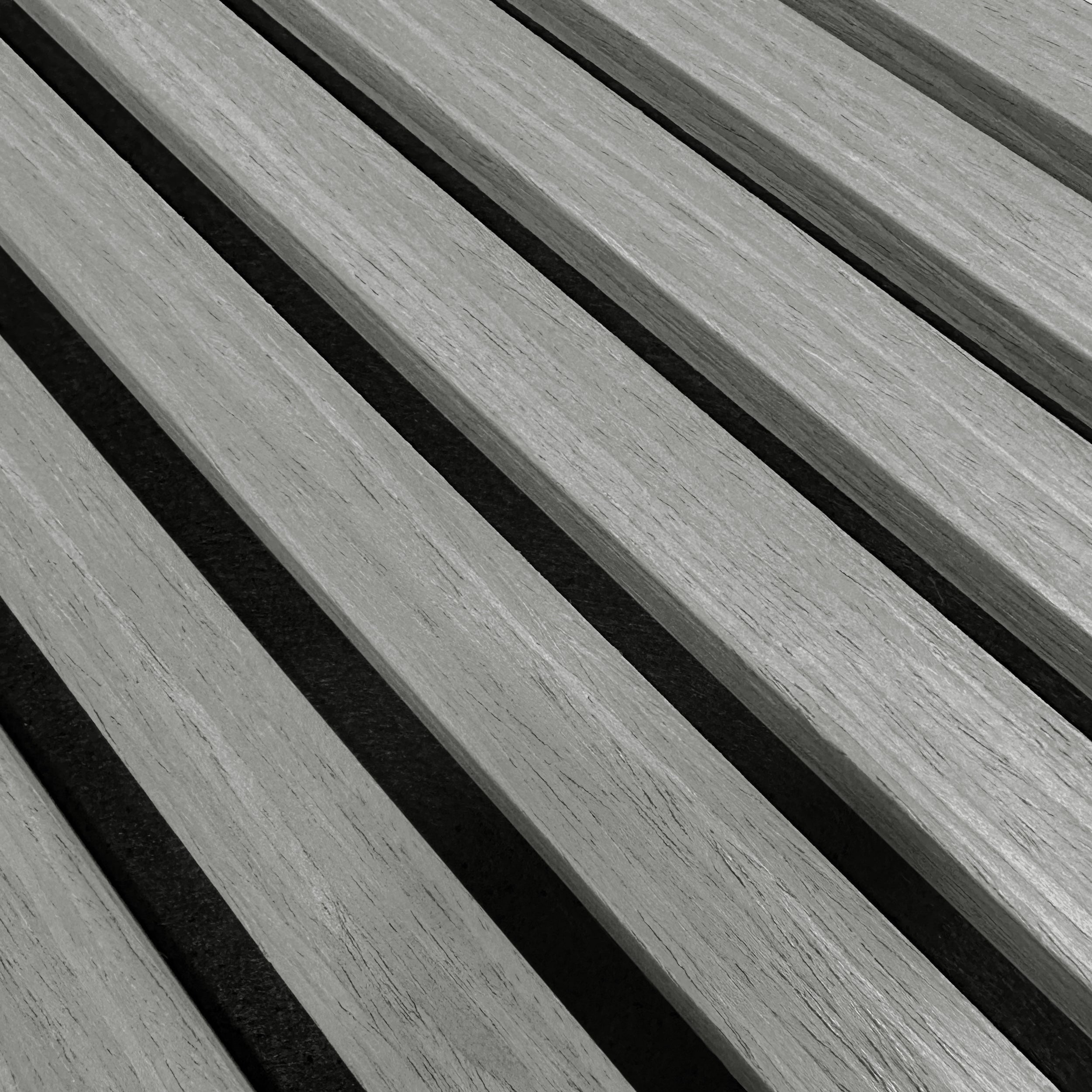 Akustikpaneele Grau  270x28,5x2,1 cm