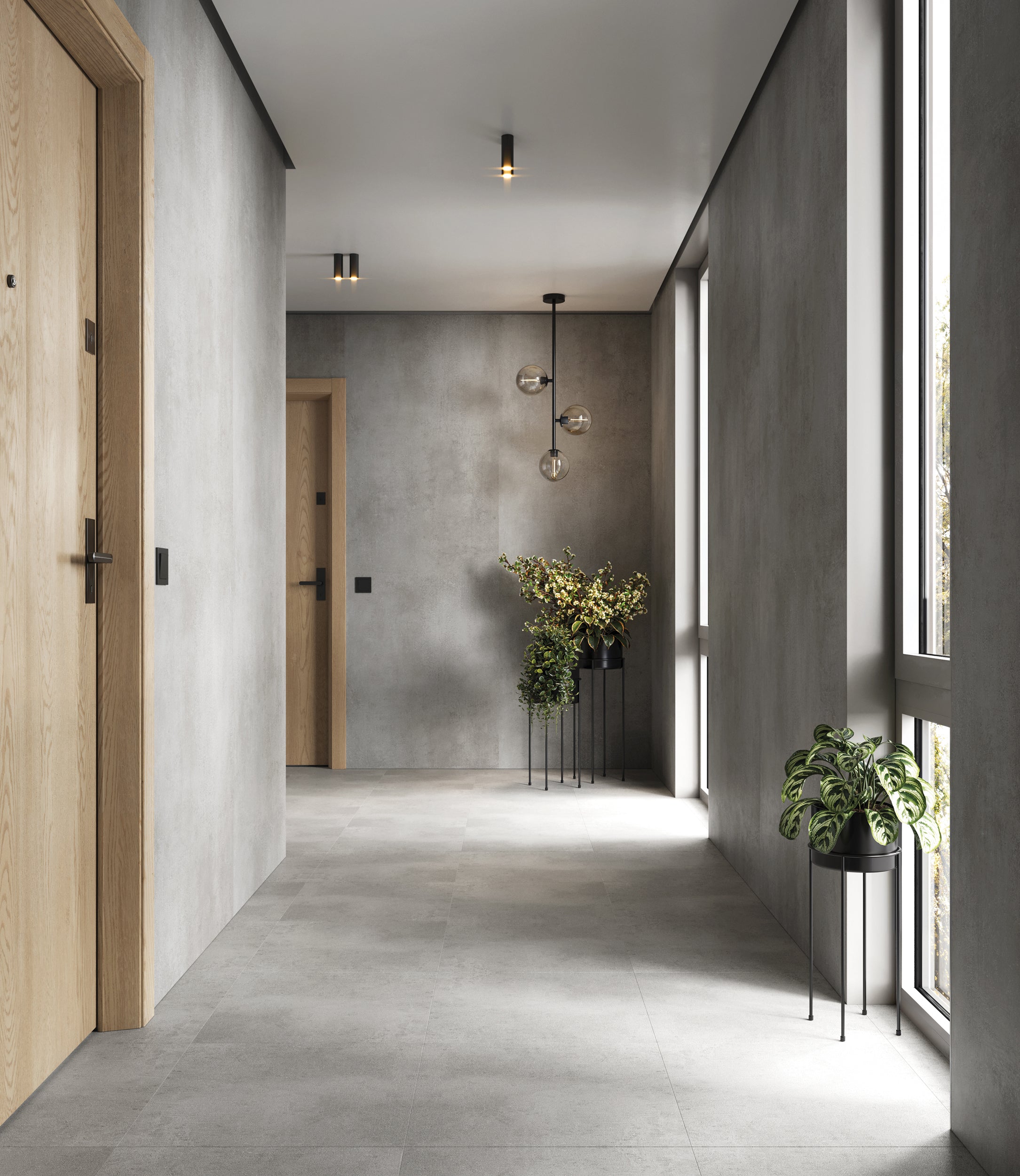 SPC Marmorplatte matt Beton 280x110x05 cm