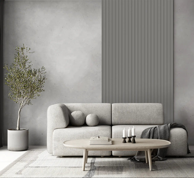 Wave Paneele Grau 270x25 cm