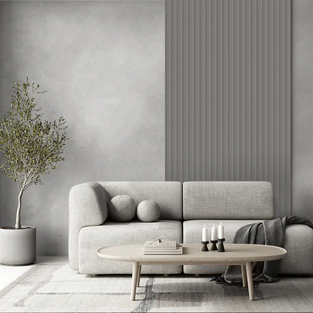 Wave Paneele Grau 270x25 cm