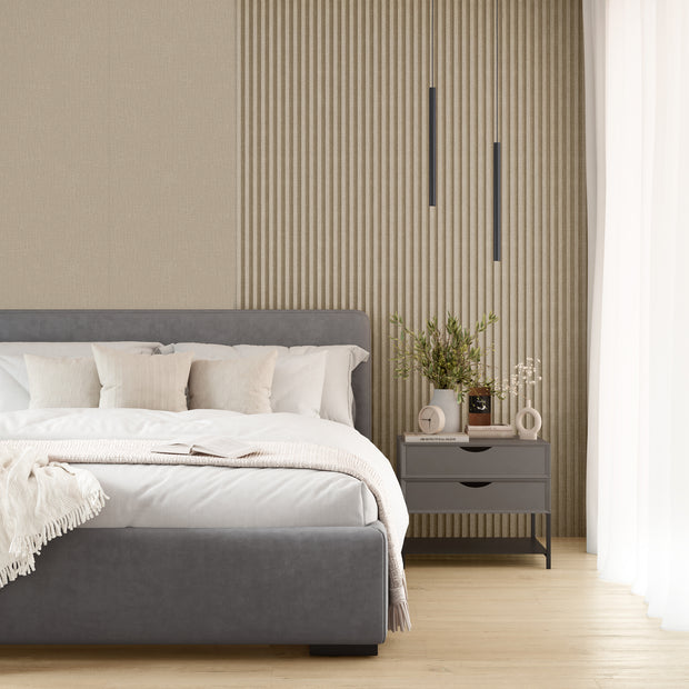 MPC Paneel Beige Leine Lamellenpaneel S 265x14,8 cm