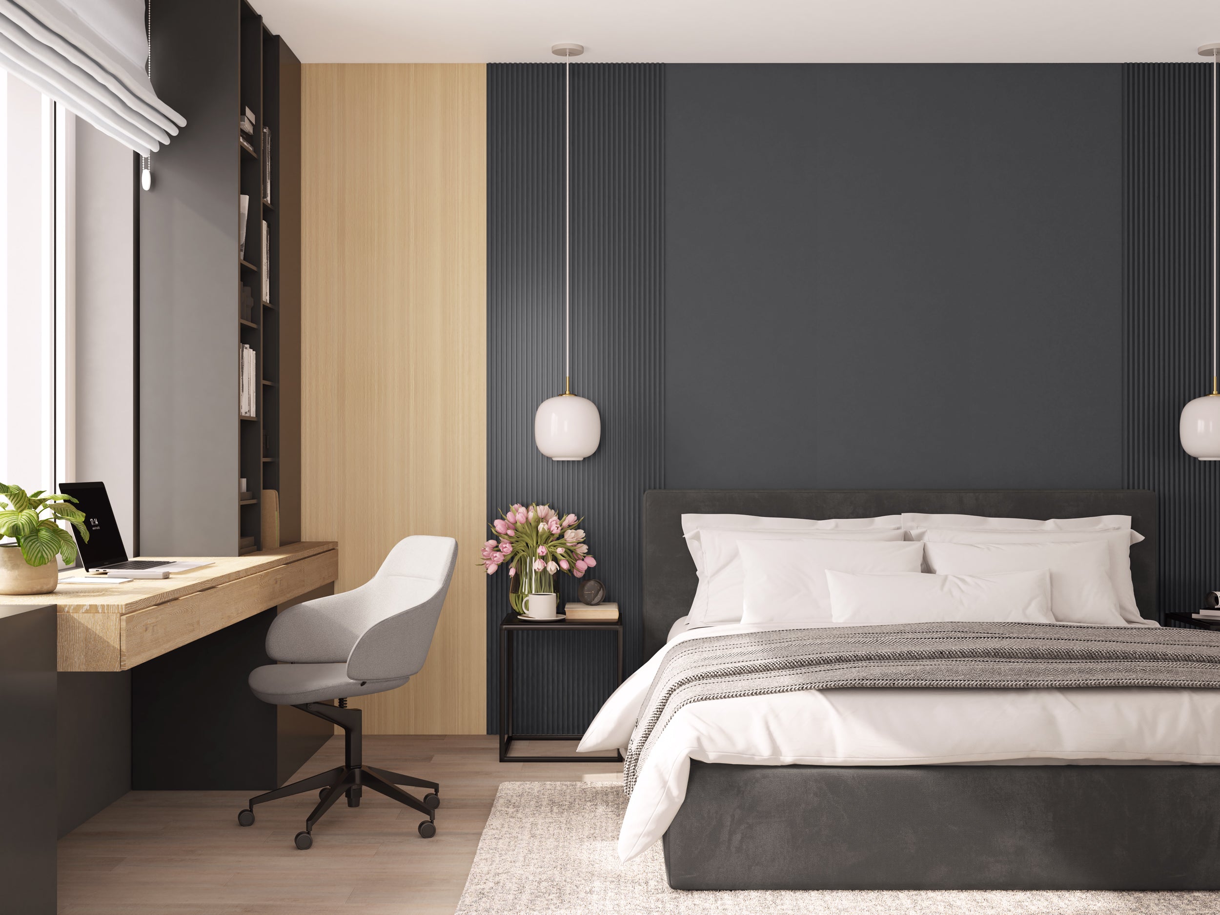 Platte Deep Grey 265x60 cm