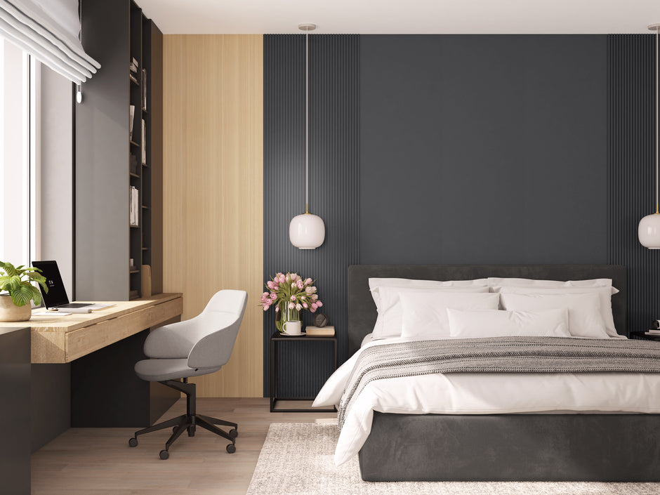 Paneel Deep Grey Lamellenpaneel M 265x16 cm