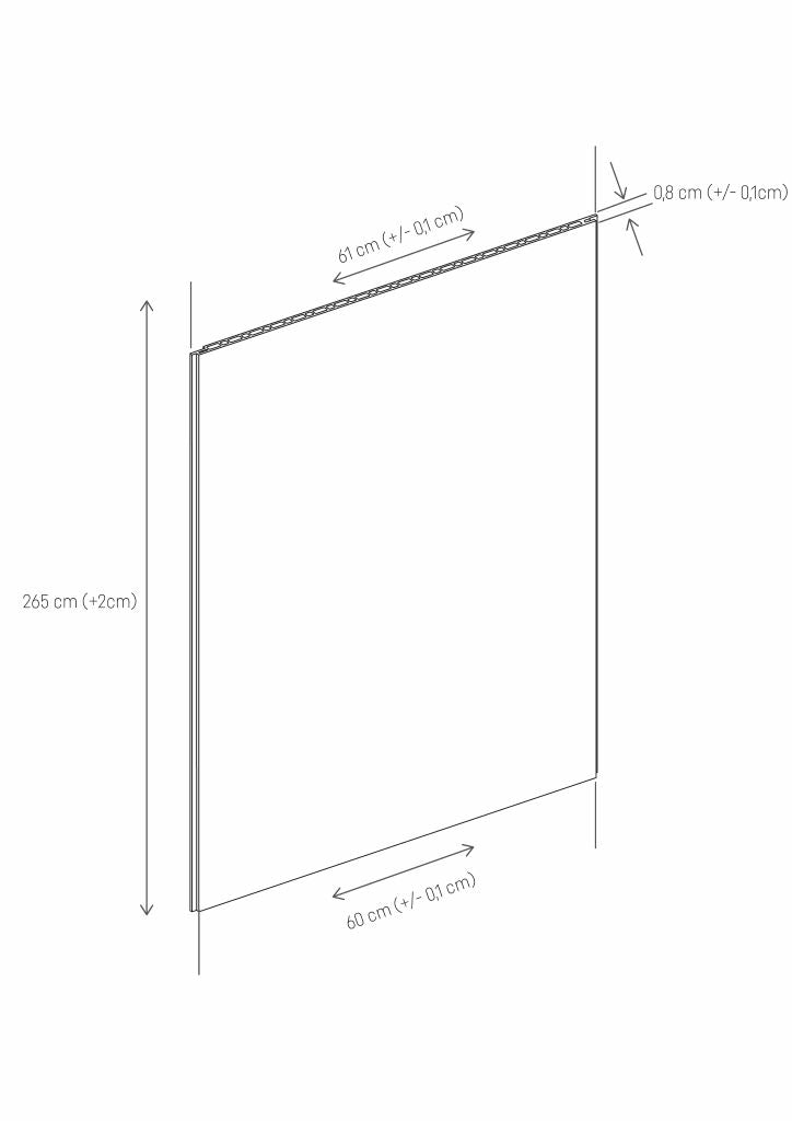 MPC Platte Copper Royal 265x60 cm