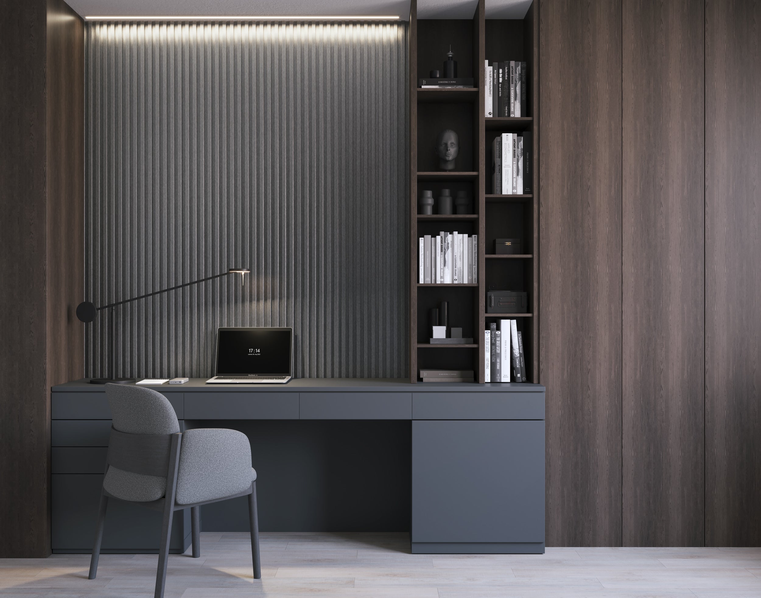 MPC Paneel Brushed Steel Lamellenpaneel S 265x14,8 cm