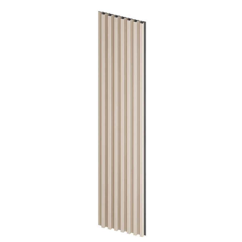 Paneel Creme Lamellenpaneel S 265x14,8 cm