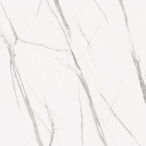 SPC Marmorplatte glänzend Calacatta White  265x120x0,4cm