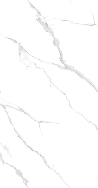 Classic PVC Marmorplatte Hochglanz Weiß Bianco 260x122x0,2cm