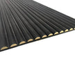 Wildleder Paneele Japandi Schwarz 280x60 cm  Akustik Wandpaneele