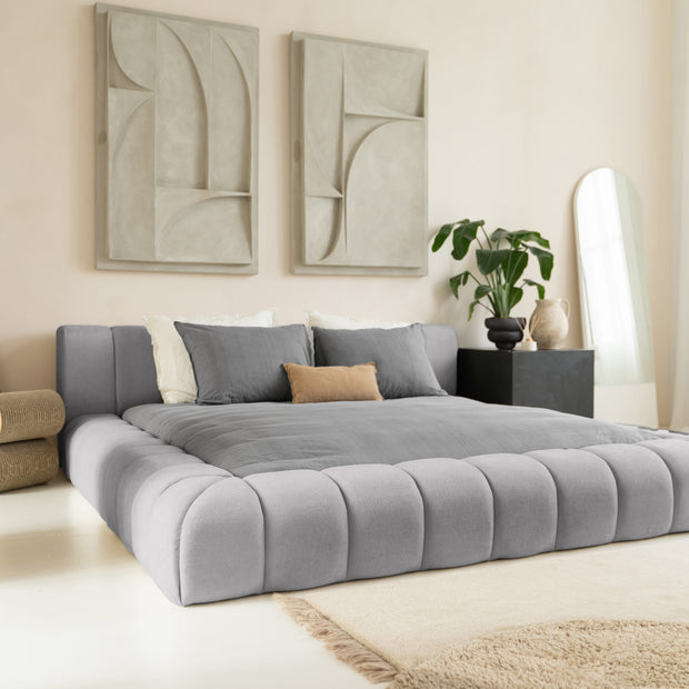 Sky Bett Grau  1,80x2,00m