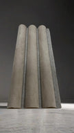 Wildleder Paneele Japandi Taupe 280x60 cm  Akustik Wandpaneele