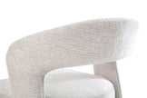 Anduz Bouclé Stone Stuhl