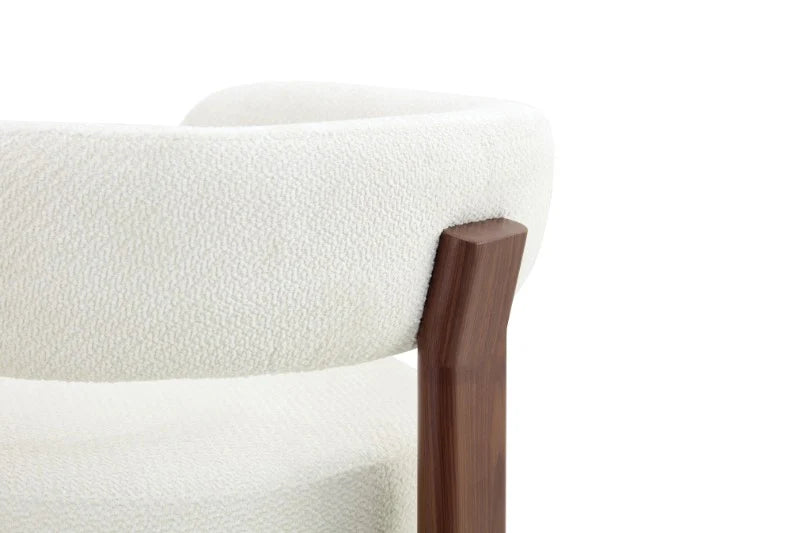 Tavia  Stuhl Creme Walnuss