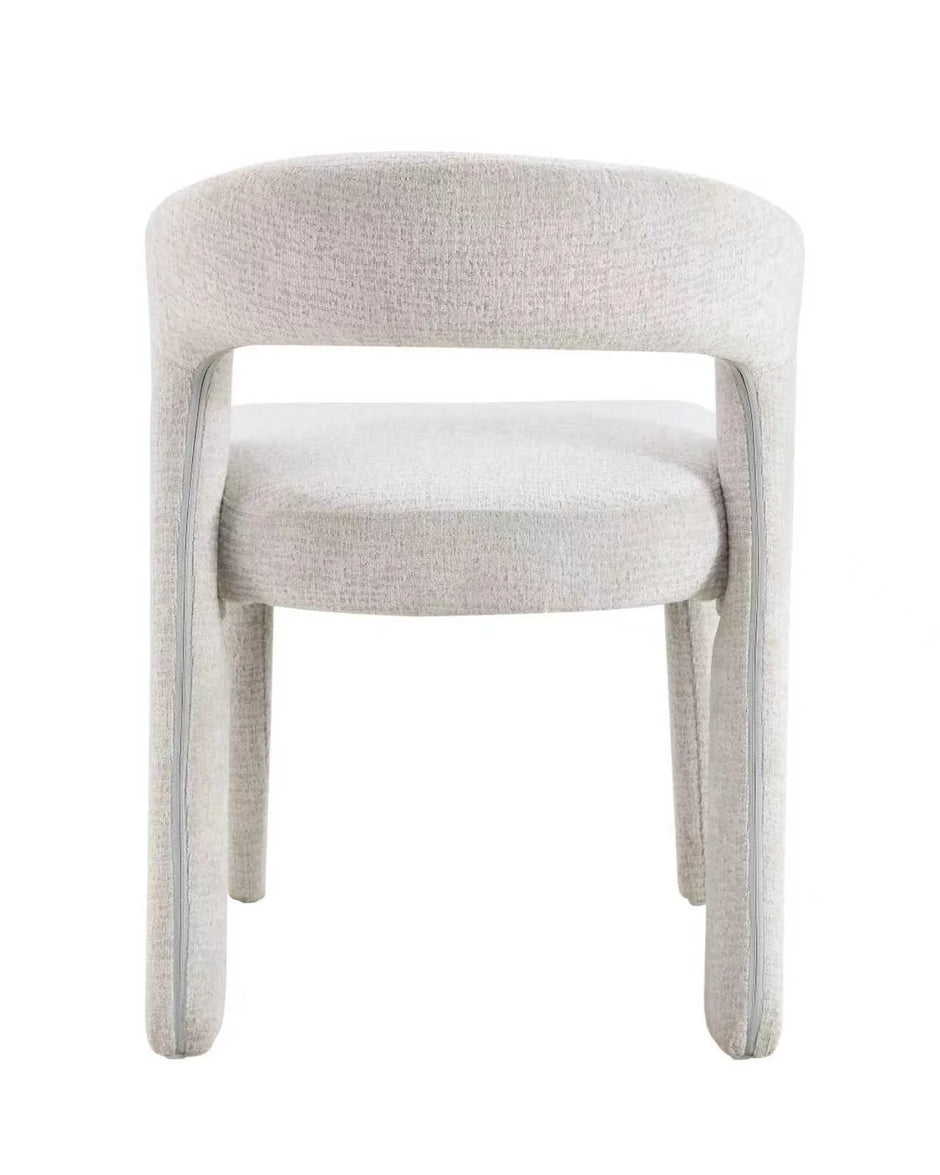 Anduz Bouclé Stone Stuhl