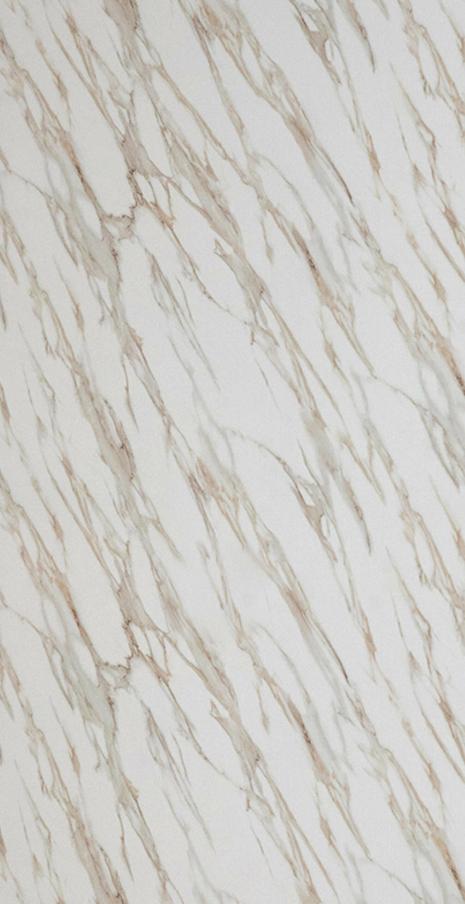 PVC Marmorplatte Hochglanz White-Beige 250x122x0,3cm