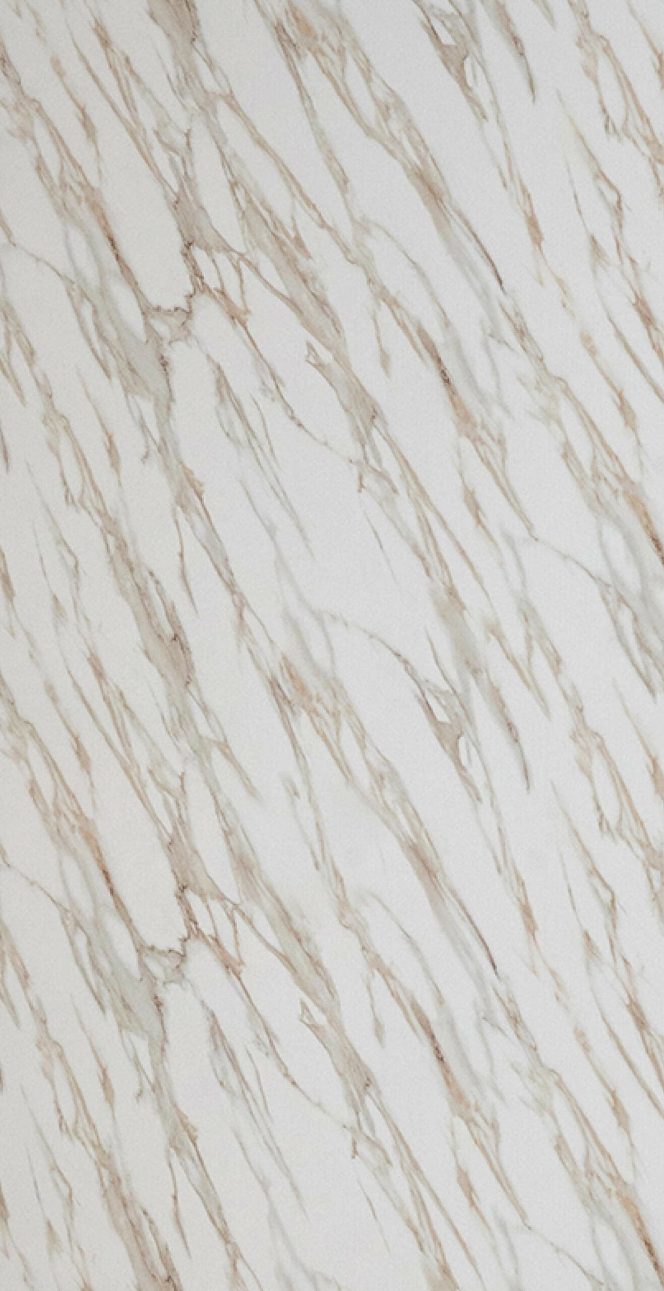PVC Marmorplatte Hochglanz White-Beige 250x122x0,3cm