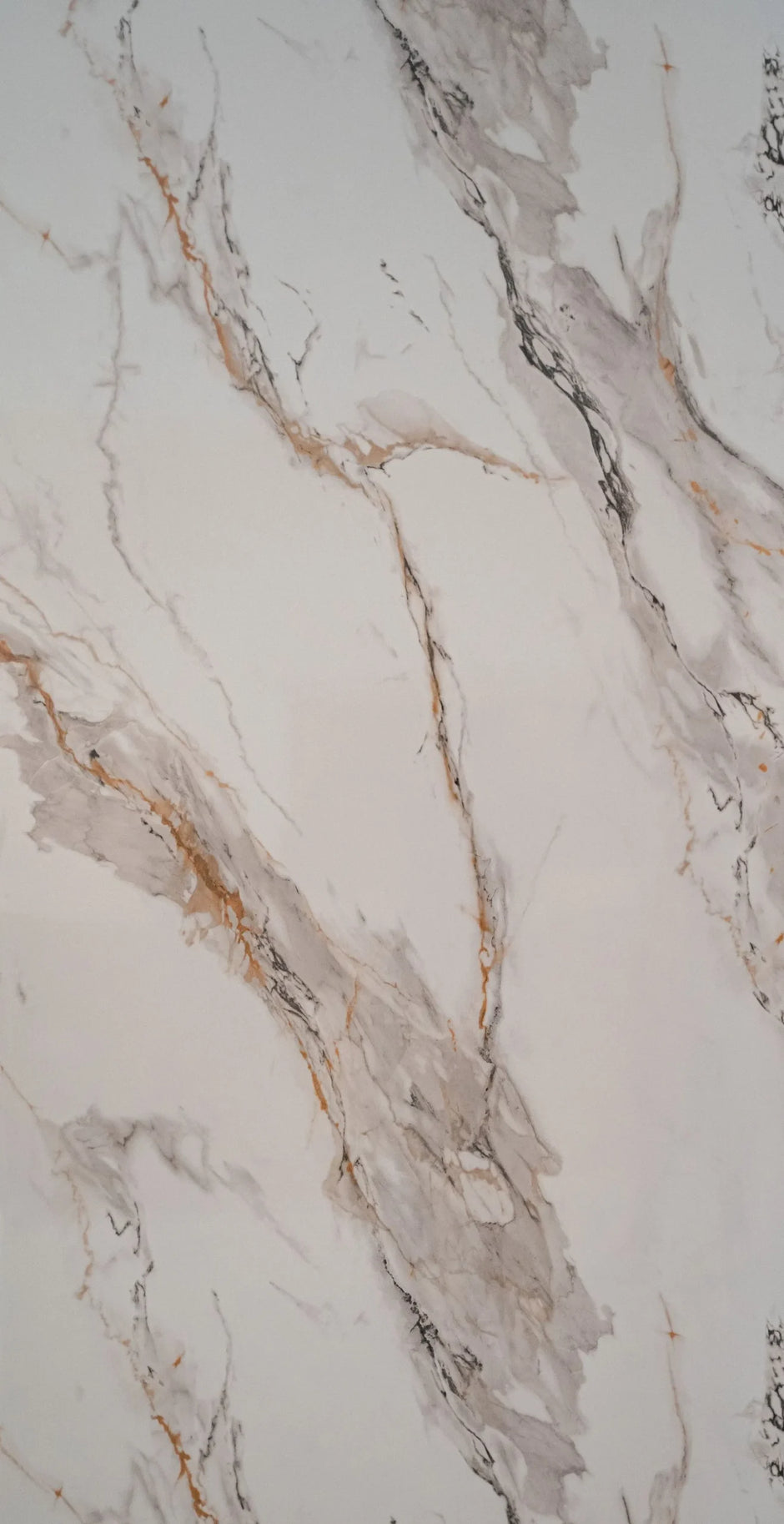 PVC Marmorplatte Hochglanz Carrivo White 250x122x0,3cm