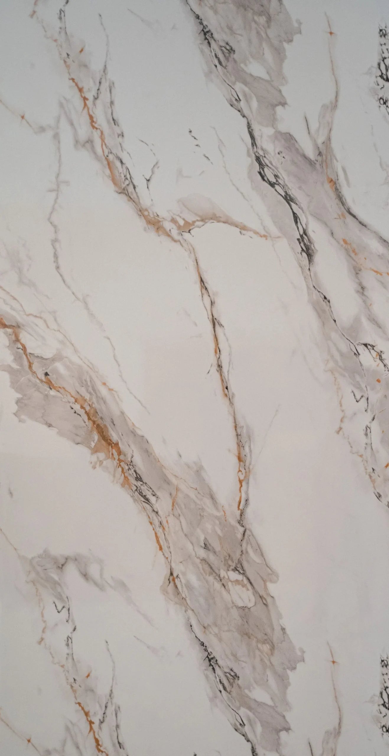 PVC Marmorplatte Hochglanz Carrivo White 250x122x0,3cm