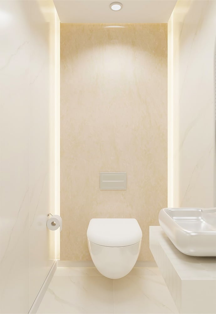 SPC Marmorplatte Matt Natural Beige 260x120x0,3cm