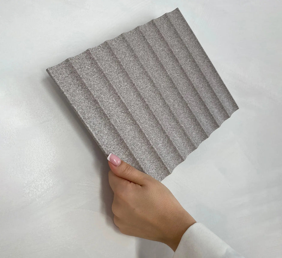 Wave Paneele Grau 270x25 cm Wandpaneele