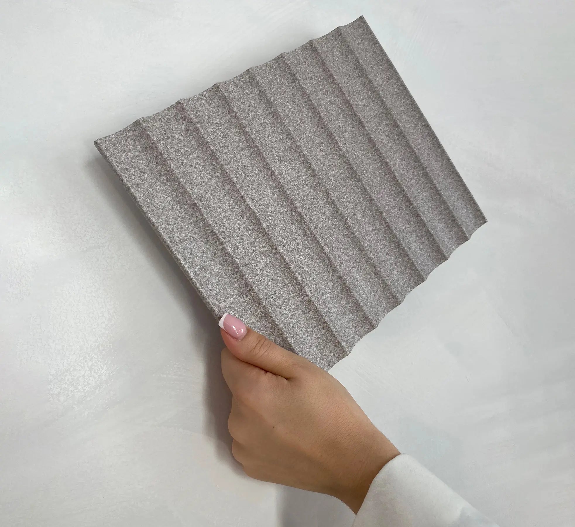 Wave Paneele Grau 270x25 cm Wandpaneele