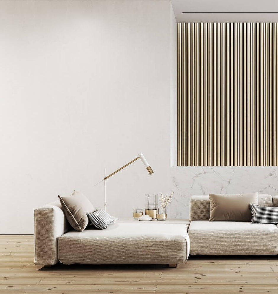 Trippel Paneele Gold 270x12 cm